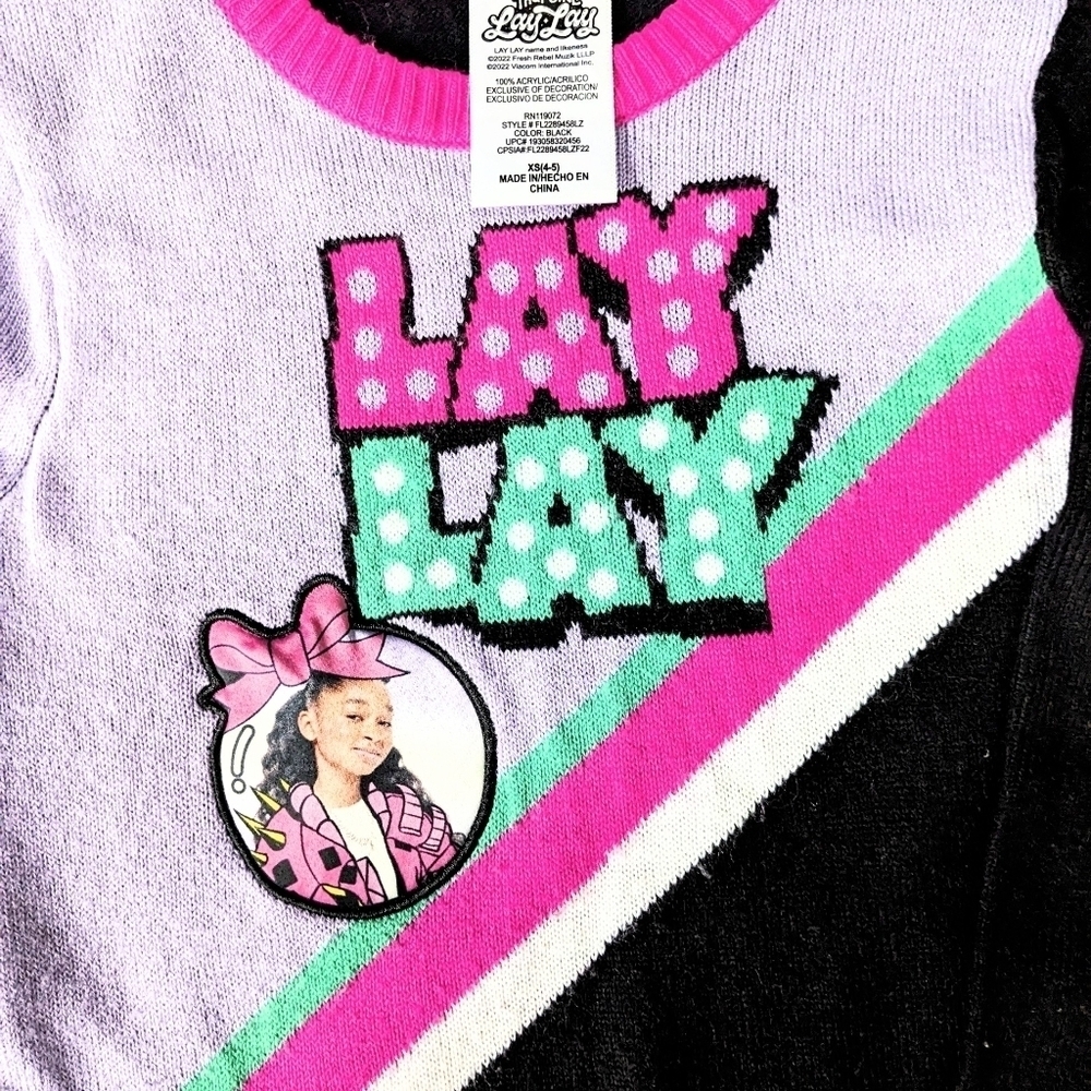 That Girl Lay Lay & Wonder Nation "Love Yourself Sweat & Sweatshirt Dress Bundle - Picture 10 of 11